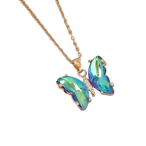 AOSAIXIS Stylish Alloy Butterfly Halskette Mit Funkelnden Zirkonia Verzierung Perfekt Für Mädchen Und Reife Damen AOSAIXIS Stylish Alloy Butterfly Halskette Mit Funkelnden Zirkonia Verzierung Perfekt Für Mädchen Und Reife Damen von AOSAIXIS