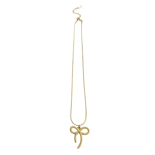 AOSAIXIS Stylish Bowknot Halskette Einstellbare Länge Neckkette Bowtie Pendellschütze Kette Vielseitiges Accessoire Für Den Täglichen Verschleiß AOSAIXIS Stylish Bowknot Halskette Einstellbare Länge Neckkette Bowtie Pendellschütze Kette Vielseitiges Accessoire Für Den Täglichen Verschleiß von AOSAIXIS