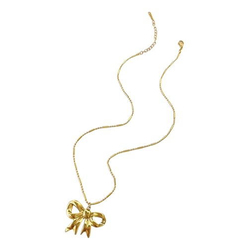 AOSAIXIS Stylish Bowknot Halskette Einstellbare Länge Neckkette Bowtie Pendellschütze Kette Vielseitiges Accessoire Für Den Täglichen Verschleiß AOSAIXIS Stylish Bowknot Halskette Einstellbare Länge Neckkette Bowtie Pendellschütze Kette Vielseitiges Accessoire Für Den Täglichen Verschleiß von AOSAIXIS