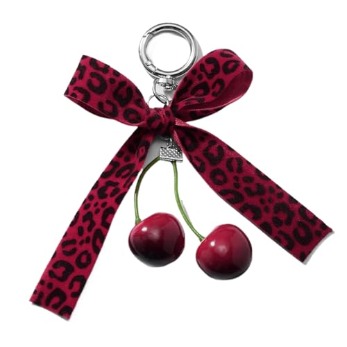 AOSAIXIS Stylish Love Cherrys Anhänger Bowknot Keychain Accessor AOSAIXIS Stylish Love Cherrys Anhänger Bowknot Keychain Accessor von AOSAIXIS