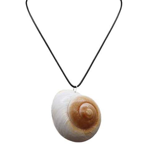 AOSAIXIS Tragbare Muschelanhänger Halskette Mit Robuster Seilkette Kabelschmuck Accessoire Für Jugendliche Modebegeisterte von AOSAIXIS