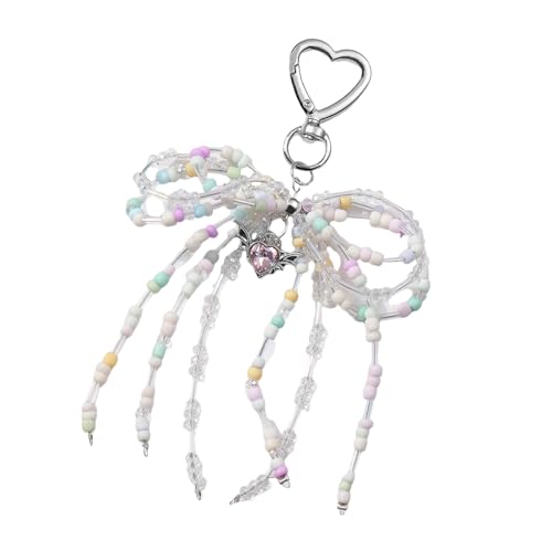 AOSAIXIS Tragbarer Schöner Herz Bowknot Love Charm Tragbarer Schlüsselbund Charme Robuster Anhänger Für Handtaschen Perfekt Für Den Täglichen Gebrauch von AOSAIXIS