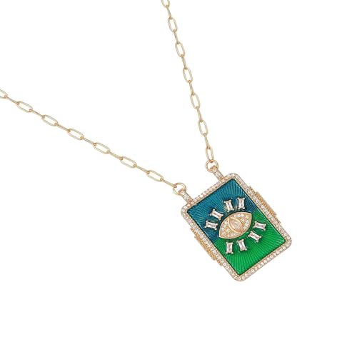 AOSAIXIS Trendy Bunte Baumwollseil Halskette Mit Peppers Devil Eye Charm Für Frauen Robuster Schlüsselblatt Kettenschmuck AOSAIXIS Trendy Bunte Baumwollseil Halskette Mit Peppers Devil Eye Charm Für Frauen Robuster Schlüsselblatt Kettenschmuck von AOSAIXIS