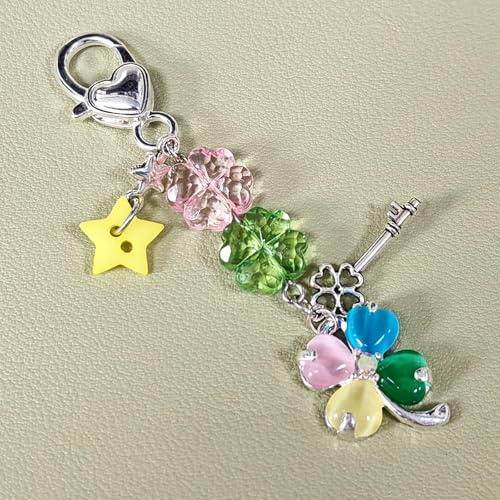 AOSAIXIS Trendy Four Leaf Phone Charme Star Schlüsselbund Anhänger Für Studenten Und Modebegeisterte Die Individualität Suchen AOSAIXIS Trendy Four Leaf Phone Charme Star Schlüsselbund Anhänger Für Studenten Und Modebegeisterte Die Individualität Suchen von AOSAIXIS