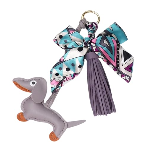AOSAIXIS Trendy Leder Dackel Dackel Charm Einzigartiger Tasche Anhänger Schalhundanhänger Für Jugendliche Frauen Und Tierliebhaber Anwesend von AOSAIXIS
