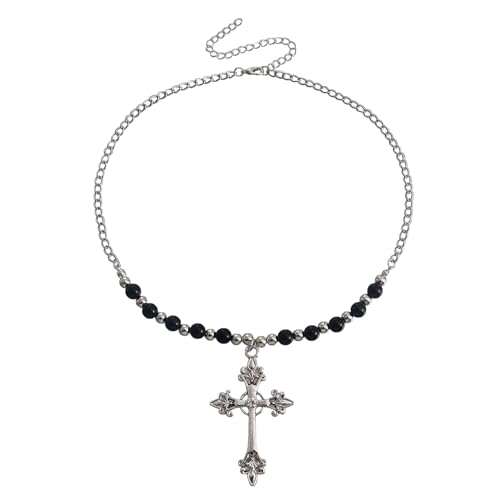 AOSAIXIS Trendy Perle Anhänger Halskette Goth Halskette Hip Hop Retro Perlen Halskette Für Männer Frauen Religiöser Schmuck Geschenk AOSAIXIS Trendy Perle Anhänger Halskette Goth Halskette Hip Hop Retro Perlen Halskette Für Männer Frauen Religiöser Schmuck Geschenk von AOSAIXIS