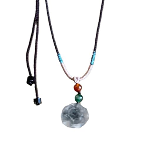 AOSAIXIS Vintage Gewebte Seilkragen Halskette Elegante Blumenperlen Anhänger Halskette Halskette Schmuck Schlangekette Kette Heckkette AOSAIXIS Vintage Gewebte Seilkragen Halskette Elegante Blumenperlen Anhänger Halskette Halskette Schmuck Schlangekette Kette Heckkette von AOSAIXIS