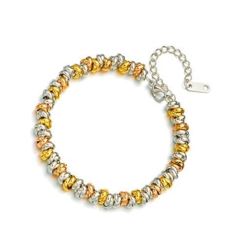 AOSAIXIS Vintage Inspiriertes Armband Mit Farbenfrohen Runden Perlen Mode Accessoire Für Einzigartige Und Modische Lookstile von AOSAIXIS