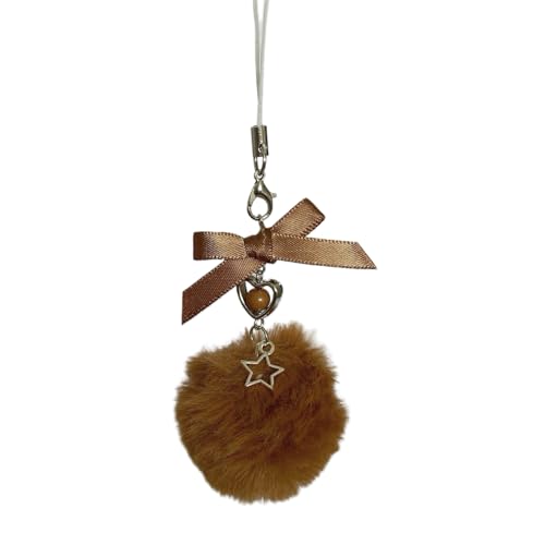AOSAIXIS Weiche Plüschflusenkugelschlüsselkäse Handgefertigtes Sternstern Bowknot Keyrings Anhänger Vielseitiges Telefonzubehör AOSAIXIS Weiche Plüschflusenkugelschlüsselkäse Handgefertigtes Sternstern Bowknot Keyrings Anhänger Vielseitiges Telefonzubehör von AOSAIXIS