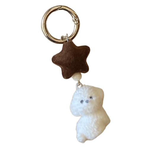 AOSAIXIS Weicher Strözender Cartoon Schlüsselbund Einzigartiger Sternhund Hainging Ornament Bärenschlüsselhalter Für Freunden Familie Und Liebhaber AOSAIXIS Weicher Strözender Cartoon Schlüsselbund Einzigartiger Sternhund Hainging Ornament Bärenschlüsselhalter Für Freunden Familie Und Liebhaber von AOSAIXIS