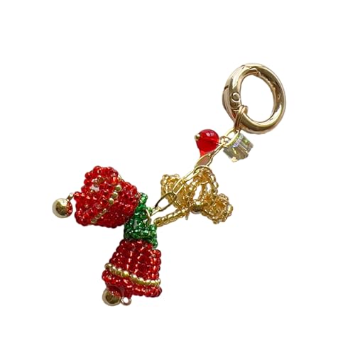 AOSAIXIS Weihnachtsmotiven Mobile Charme Mode Feiertag Perlen Bells Telefon Charme Weihnachten Telefonkette Für Den Täglichen Gebrauch von AOSAIXIS