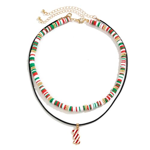 AOSAIXIS Weihnachtsperlen Halskette Trendy Anhänger Schlüsselblikaner Kette Trendy Neck Schmuck Geschenk Für Urlaubsparty Anlass Und Tägliche Verschleiß AOSAIXIS Weihnachtsperlen Halskette Trendy Anhänger Schlüsselblikaner Kette Trendy Neck Schmuck Geschenk Für Urlaubsparty Anlass Und Tägliche Verschleiß von AOSAIXIS
