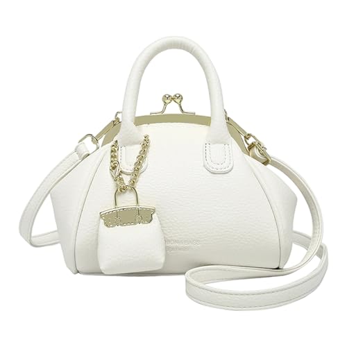 All Matching Umhängetasche Für Frau Satchel Kiss Crossbody Trendy Handtasche Retro Messengerinnen Frauen Schulter Kuss Crossbody Retro Handtasche von AOSAIXIS