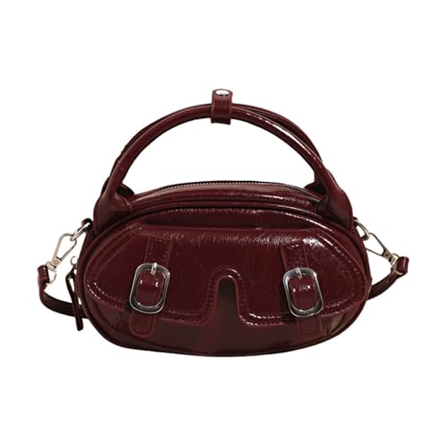 Stilvolle Umhängetasche Für Frauen Die PU Leder Crossbody Einfache Handtasche Solid Color Boten Frauen Feste Farbe Schulter Crossbody PU Leder Messenger von AOSAIXIS