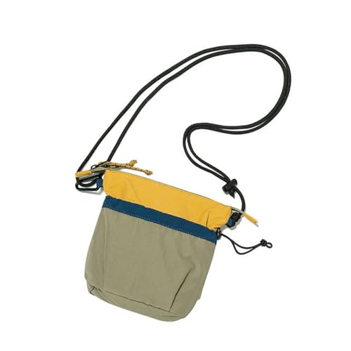 Women Bag Fashion Telefon Aufbewahrung Kordelkordelkassette Kontrastfarbe Schulter Für Alltägliche Kontrastfarbe Crossbody Für Frauen Schulter Stilvolles Kleines Telefon von AOSAIXIS