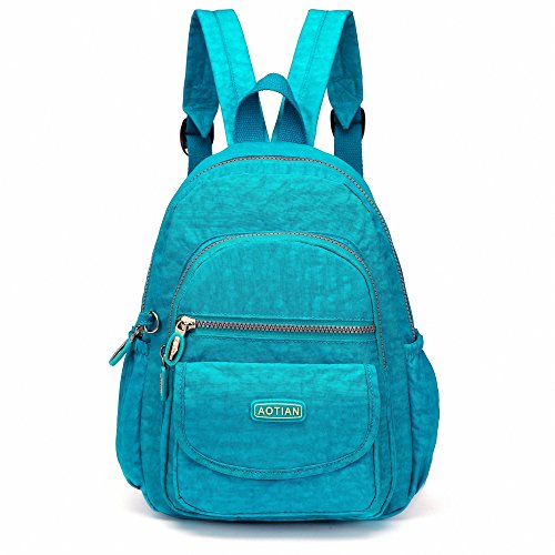 AOTIAN Mini Rucksack Für Mädchen Und Damen Leichtgewicht Kleine Lässiger Daypacks Tasche 7 Liter Türkis von AOTIAN