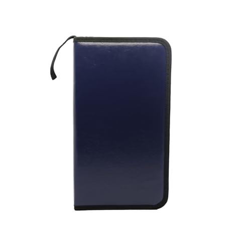 AOWIS CD-Hülle, CD-Halter, 80 Kapazität, CD/DVD-Hülle, PU-Leder, tragbares DVD/VCD-Ablageschale, tragbarer CD-Brieftaschen-Manager mit Reißverschluss, kann Platz in Autos und Häusern sparen (blau) AOWIS CD-Hülle, CD-Halter, 80 Kapazität, CD/DVD-Hülle, PU-Leder, tragbares DVD/VCD-Ablageschale, tragbarer CD-Brieftaschen-Manager mit Reißverschluss, kann Platz in Autos und Häusern sparen (blau) von AOWIS