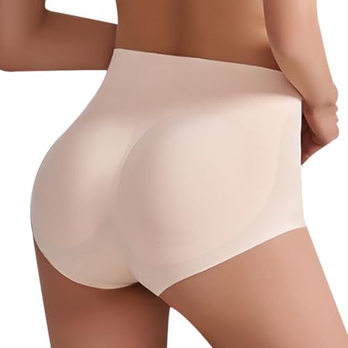 AOWVUTS Damen Butt Lifter Po Push Up Unterhose Gepolsterter Unterwäsche Fake Ass Hüfte Butt Lifter Shapers Bauchweg Miederhose Nahtlose Shapewear Hip Enhance Figurformender Höschen von AOWVUTS