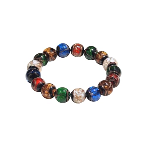 AOWVUTS Naturstein Armband für Frauen Heilstein Edelstein Perlen Armbänder Kristallperlenarmband zur Angstlinderung Schmuck Chakra Spirituelle Armbänder Geschenke für Freundschafts (14) von AOWVUTS