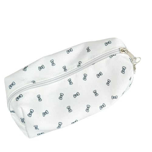AOYEAH Cartoon Food Fruit Bow Canvas Bleistift Tasche, Schüler Schreibwaren Aufbewahrung Tasche, Reiß Verschluss Make-up Fall von AOYEAH