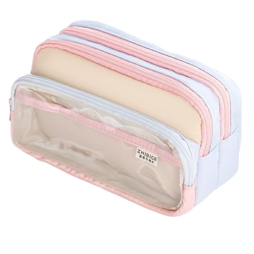 AOYEAH Mehr Schicht iger Bleistift etui, Schüler Leinwand Schreibwaren Tasche, Bleistift Beutel Geschenk für Studenten von AOYEAH