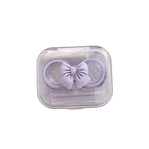 AOYEAH Niedliche Kontaktlinsen-Box, klarer Mini-Kontaktlinsen-Vorrats behälter mit Pinzette Entferner-Stick, für Reisen und zu Hause von AOYEAH