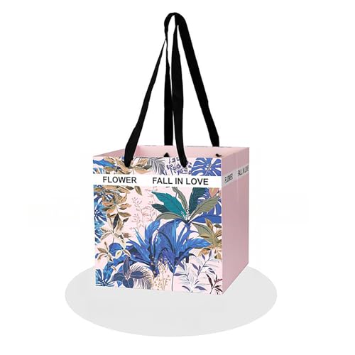 AOYEAH Tropisches Pflanzen muster Einkaufstasche, Hand strauß Floristen Blumen-Einkaufstasche, Blumen geschenk verpackungs beutel AOYEAH Tropisches Pflanzen muster Einkaufstasche, Hand strauß Floristen Blumen-Einkaufstasche, Blumen geschenk verpackungs beutel von AOYEAH