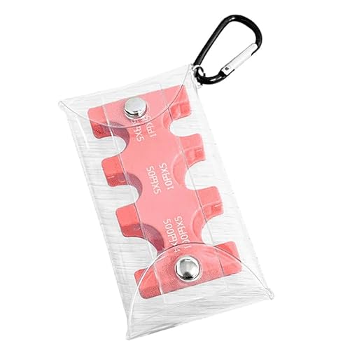 Münzen-Clip-Münzen-Tasche, PVC-Aufbewahrung Tasche, Münz Tasche, abnehmbare Sortier-Aufbewahrung Tasche von AOYEAH