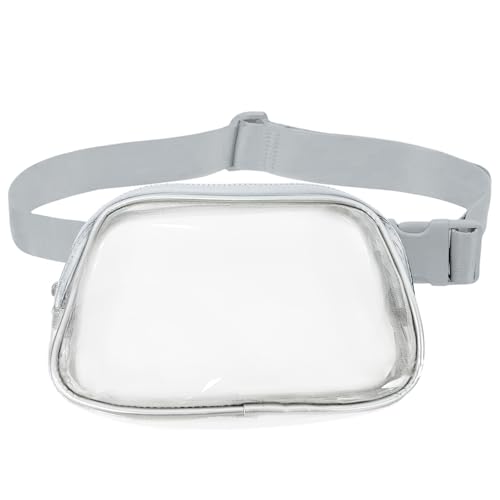 PVC wasserdichte Taille Tasche, Transparente Outdoor Sport Cross Body Brusttasche, Mode Casual Reisetasche für Mädchen Junge von AOYEAH