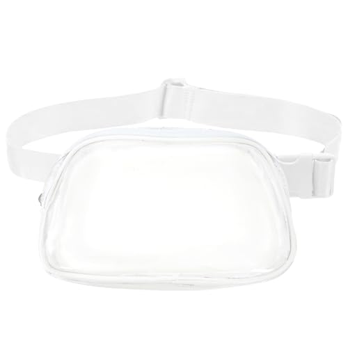 PVC wasserdichte Taille Tasche, Transparente Outdoor Sport Cross Body Brusttasche, Mode Casual Reisetasche für Mädchen Junge von AOYEAH