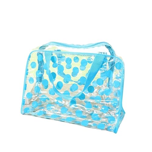 Reise freundliche Damen-Make-up-Tasche, transparent, Blumen Druck, wasserdichte Make-up-Tasche Aufbewahrung Tasche von AOYEAH