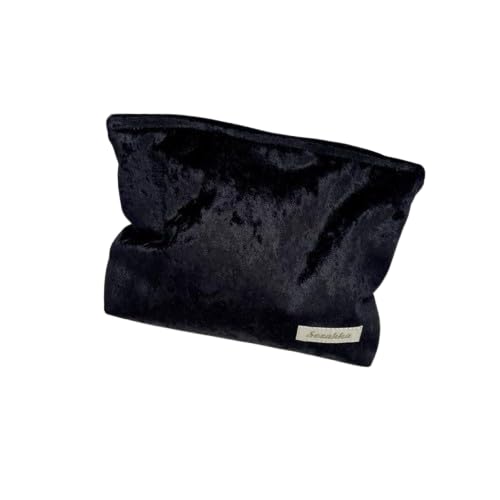 Trend ige Samt Kosmetik Tasche, tragbare Reisetasche, einfache Frauen Kupplungs-Toiletten Beutel von AOYEAH