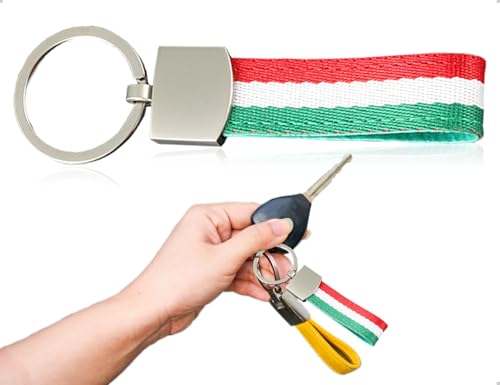 AOYEGIC Italienische Flagg Schlüsselanhänger,Universal Mode Schlüsselband,Streifen Metallring Nylonband,Nicht Leicht zu Brechen,verwendet für Männer und Frauen Rucksack,Geldbörse AOYEGIC Italienische Flagg Schlüsselanhänger,Universal Mode Schlüsselband,Streifen Metallring Nylonband,Nicht Leicht zu Brechen,verwendet für Männer und Frauen Rucksack,Geldbörse von AOYEGIC