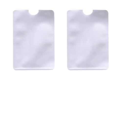 Business Kreditkartenetui Blocking Sleeve Protector Shield Holder f, Transparent, 9.1x6.3cm/3.58x2.48'', Transparent von AOYUDJ