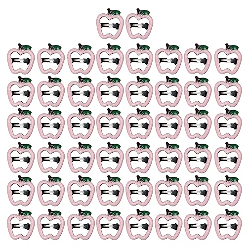 Metall-Haarspangen, Obst-Haarschmuck, kleine Haarnadeln für Mädchen und Frauen, 50 Stück von AOYUDJ