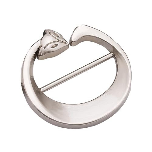 T-Shirt-Saum geknotete Brosche weibliche Hemdbrosche Verschluss Seide Schal Hemd Schnallen Brosche Damen Zubehör T-Shirt Saum Taille Knotenbrosche von AOYUDJ