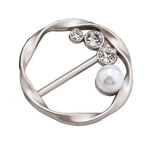 T-Shirt-Saum geknotete Brosche weibliche Hemdbrosche Verschluss Seide Schal Hemd Schnallen Brosche Damen Zubehör T-Shirt Saum Taille Knotenbrosche von AOYUDJ