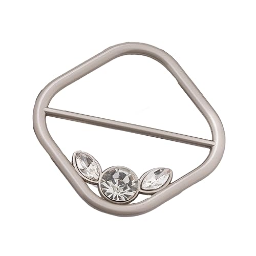 T-Shirt-Saum geknotete Brosche weibliche Hemdbrosche Verschluss Seide Schal Hemd Schnallen Brosche Damen Zubehör T-Shirt Saum Taille Knotenbrosche von AOYUDJ