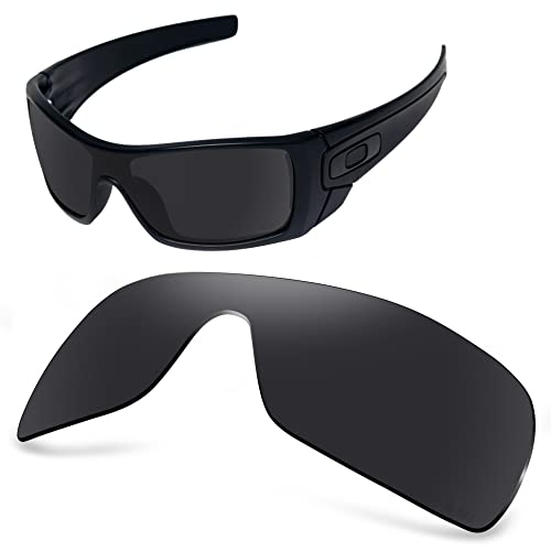 AOZAN ANSI Z87.1 Ersatzgläser kompatibel mit Oakley Batwolf OO9101 Sonnenbrille, Onyx Schwarz – polarisiert, onesize von AOZAN