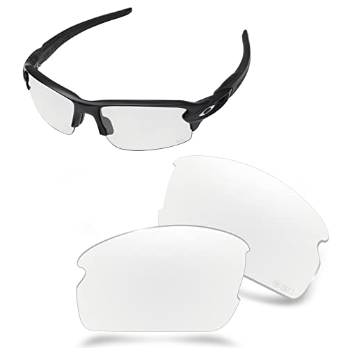 AOZAN ANSI Z87.1 Ersatzgläser kompatibel mit Oakley Flak 2.0 OO9295 Sonnenbrille, A030EU-HICLEAR, A030EU-HICLEAR von AOZAN