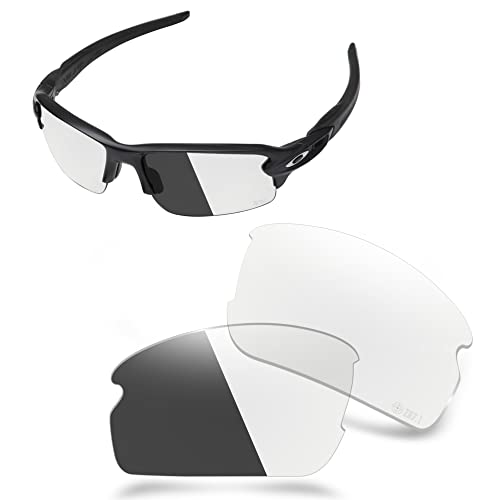 AOZAN ANSI Z87.1 Ersatzgläser kompatibel mit Oakley Flak 2.0 OO9295 Sonnenbrille Gr. onesize, Hochauflösendes Photochrom von AOZAN