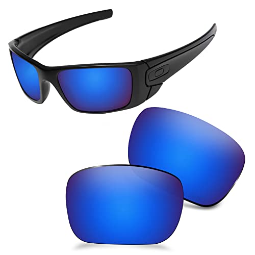 AOZAN ANSI Z87.1 Ersatzgläser kompatibel mit Oakley Fuel Cell OO9096 Sonnenbrille, AFL4EU-CBLUE, AFL4EU-CBLUE von AOZAN