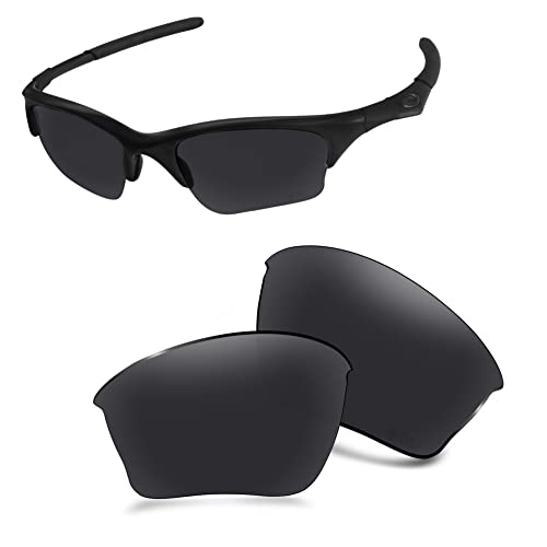 AOZAN ANSI Z87.1 Ersatzgläser kompatibel mit Oakley Half Jacket XLJ Sonnenbrille Gr. onesize, Onyx schwarz polarisiert von AOZAN