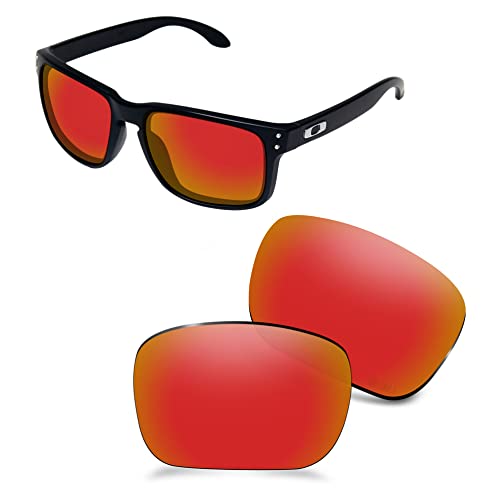 AOZAN ANSI Z87.1 Ersatzgläser kompatibel mit Oakley Holbrook OO9102 Sonnenbrille, A011EU-EFIRE, A011EU-EFIRE von AOZAN