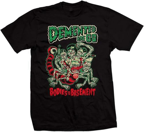 Demented Are go Mad Sin Psychobilly The Surfrats The Meteors Tiger Army Horror Black T-Shirt Size 4XL von AOZGXEZ