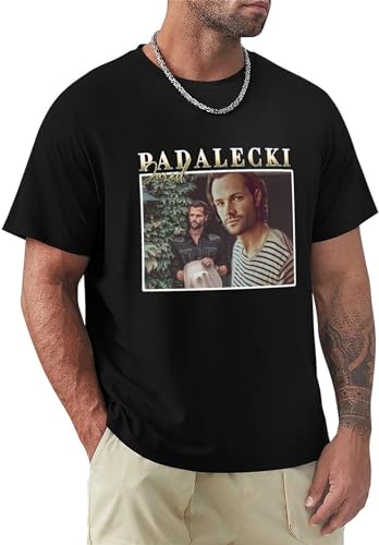 Jared Padalecki T-Shirt Custom t Shirts Design Your own Short Sleeve Korean Fashion Workout Shirts for Men Size L Jared Padalecki T-Shirt Custom t Shirts Design Your own Short Sleeve Korean Fashion Workout Shirts for Men Size L von AOZGXEZ