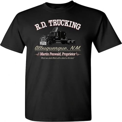 R.D. Trucking Convoy T-Shirt Trucker Retro 70s Film Movie Police Size XXL von AOZGXEZ