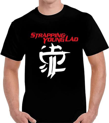 Strapping Young Lad Metal T-Shirt Mens Unisex Black Tees Size XXL Strapping Young Lad Metal T-Shirt Mens Unisex Black Tees Size XXL von AOZGXEZ