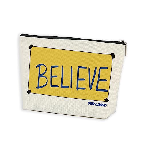 AOZHUO Inspirierte TV-Show-Geschenk Believe Make-up-Tasche für Frauen, TV-Fans, Freundin, Schwester, Fußball, Liebhaber, Make-up-Tasche mit Reißverschluss für Geburtstag, Weihnachten, Freundschaft, von AOZHUO