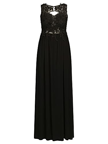 APART Fashion Damen Long Dress Kleid, Schwarz, 40 EU von APART Fashion